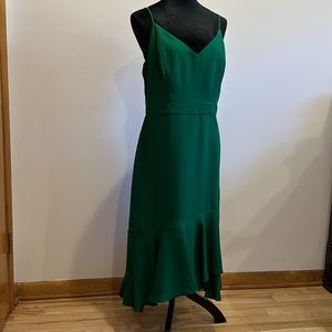 Emerald green dress